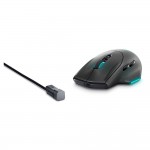 DELL Alienware Wireless Gaming Mouse - AW620M - Dark Side Of The Moon