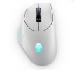 DELL Alienware Wireless Gaming Mouse - AW620M - Lunar Light